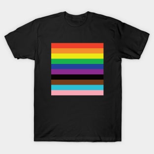 LGBTTQQIAAP LGBT FLAG (lesbian, gay, bisexual, transgender, transsexual, queer, questioning, intersex, asexual, ally, pansexual) T-Shirt